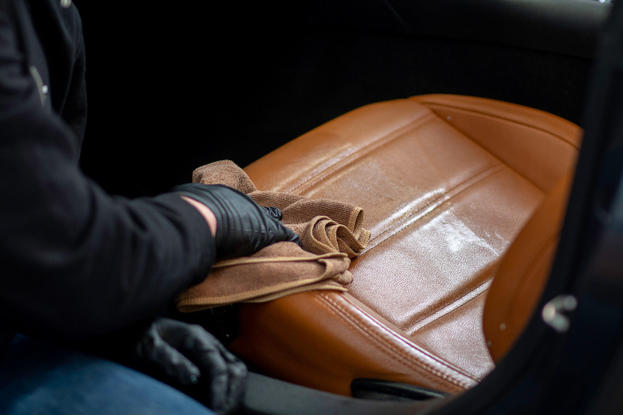 Leather cleaner MF towel